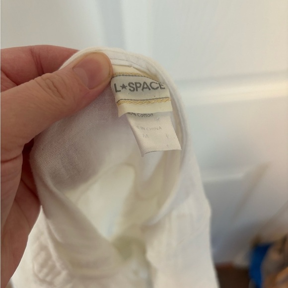 L*Space Boardwalk Tunic Coverup White - Picture 4 of 9